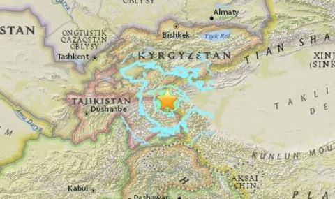 Земетресение от 6,8 е регистрирано в Таджикистан - 1