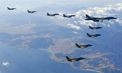 Американски самолети стреляха на Корейския полуостров - 1