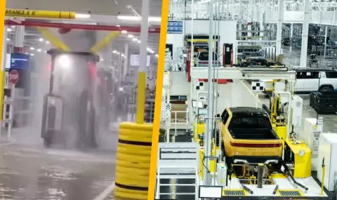 Служител на Rivian разказва как за секунди наводнява фабриката на компанията (ВИДЕО) - 1