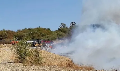 С два пожара се борят в Габрово
