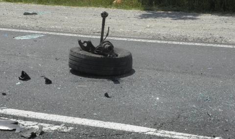 Главният път Велико Търново - Варна е затворен заради катастрофа - 1