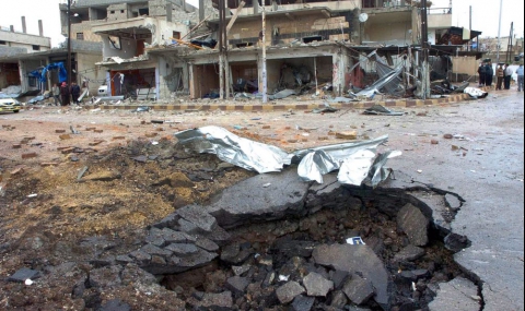 Ужаси в Хомс, хората бягат в Ливан - 1