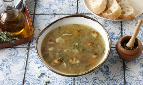 Рецепта на деня: Супа от елда с гъби - 1