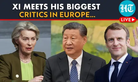Xi Jinping dismisses concerns of Macron and Ursula von der Leyen VIDEO  - 1