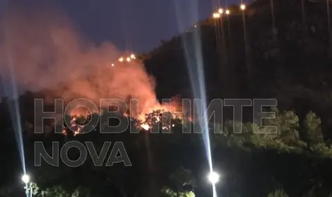 Пожар горя на Младежкия хълм в Пловдив: Огънят е овладян, изяснява се причината 