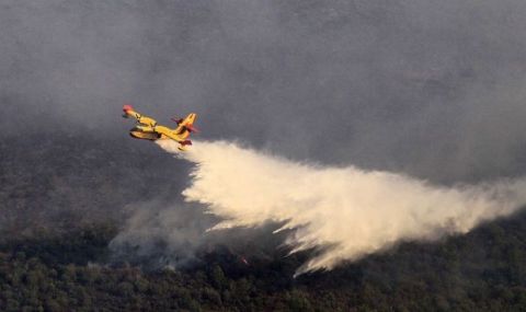Пожар наложи евакуация на гръцки села - 1