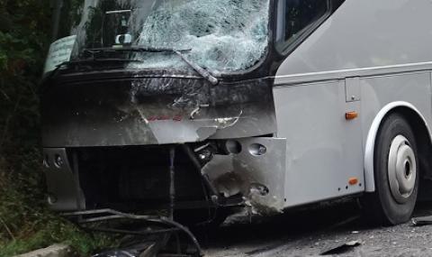 Български автобус катастрофира в Сърбия - 1