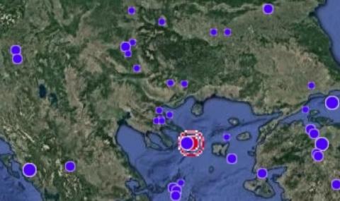 Силни трусове в Егейско море разбудиха и България - 1