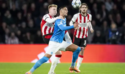 ПСВ разгроми Наполи с впечатляващ обрат в Шампионската лига - 1