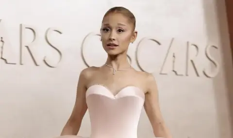 Полудял фен се нахвърли върху Ариана Гранде на червения килим (ВИДЕО) - 1