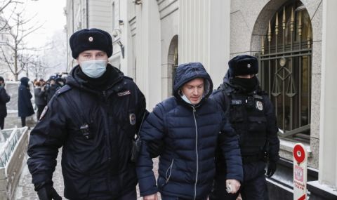 Арести в Москва заради антивоенни прояви - 1