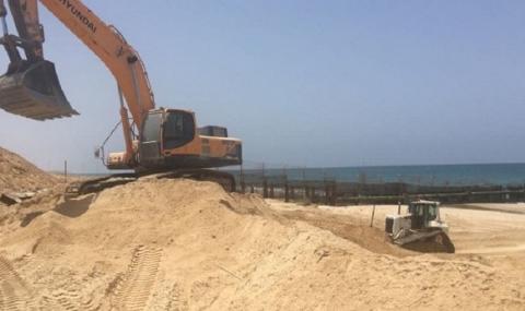 Израел строи стена срещу морски атаки от Газа - 1