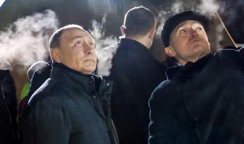 Путин на мястото на трагедията - 1