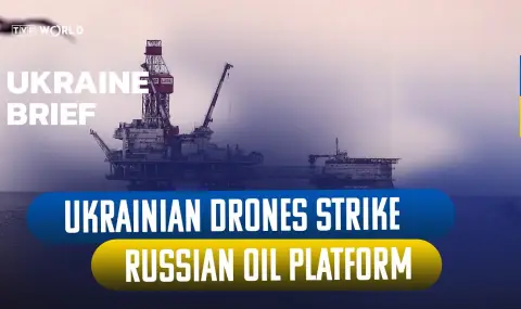 Украйна повредила три петролни платформи на Лукойл в Каспийско море - 1