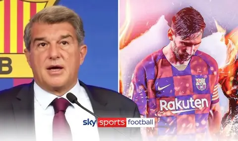 Лапорта отново обясни за раздялата с Меси, смята че той заслужава паметник и прощален мач с Барса - 1