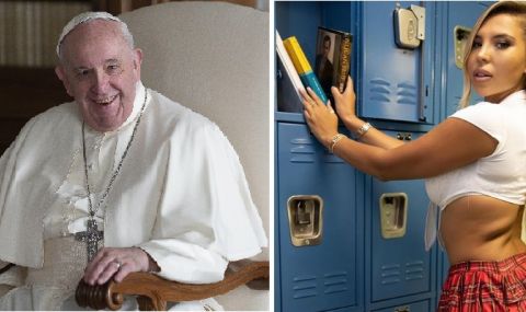 Папата лайкнал СНИМКА на секси модел - 1