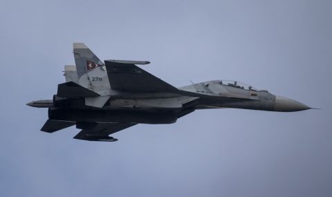 Военен самолет падна в Иркутск - 1