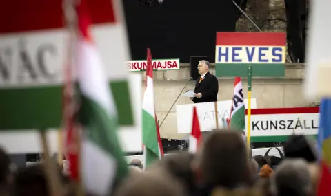 Budapest protest against Orban: Peter Magyar vows to end 15-year rule  - 1