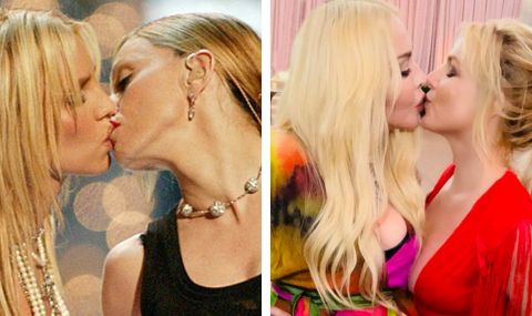 Бритни Спиърс и Мадона отново се целуват - 1