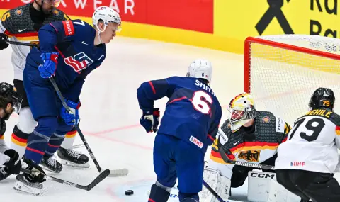 Първа победа на САЩ на СП по хокей на лед - 1
