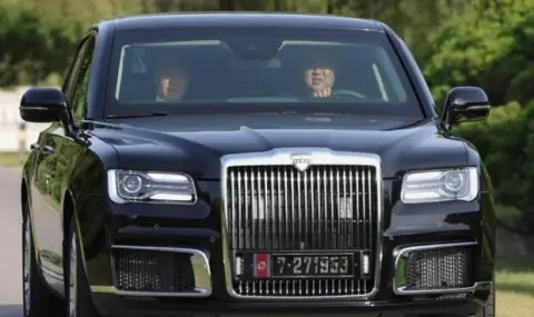 Putin gave Kim a Russian Aurus limousine with parts from... South Korea!  - 1