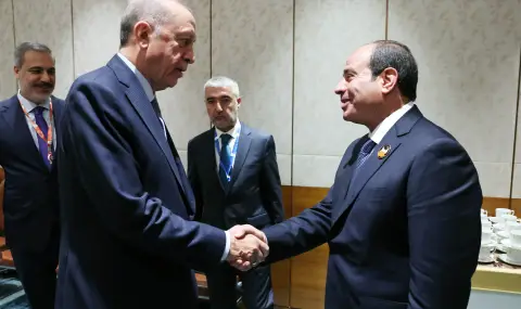 Ердоган се срещна с египетския президент, обсъдиха ситуацията в Газа - 1