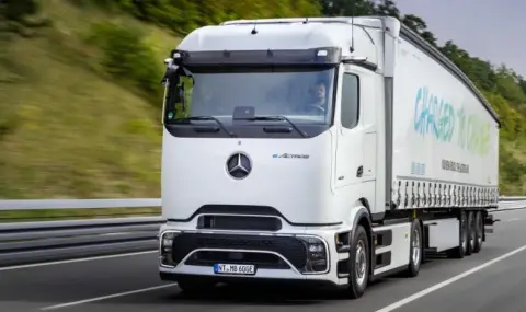 Mercedes electric TIR hit the roads of Europe  - 1