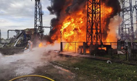 Пожар в руска рафинерия, има загинали (ВИДЕО) - 1