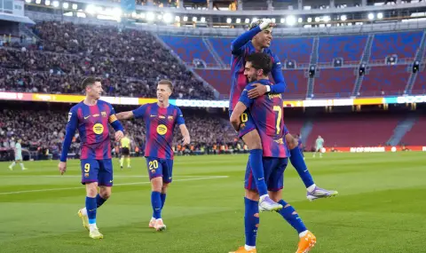 Барселона триумфира с убедителна победа при завръщането си на обновения „Камп Ноу“ - 1