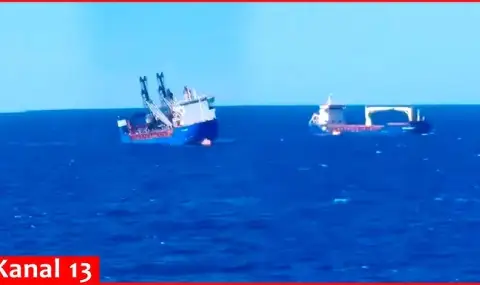 Russian ship in the Mediterranean sank after three explosions and a 50 by 50 cm hole VIDEO  - 1