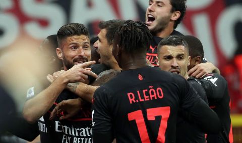 Гол на Жиру удължи победната форма на Милан в Серия А - 1