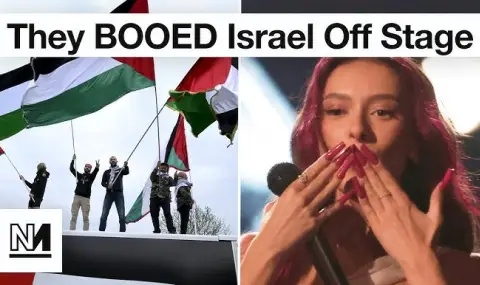 Израел е на финала на "Евровизия", протести в Малмьо ВИДЕО - 1