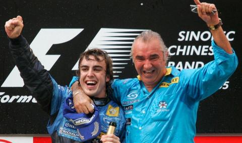 Бивш шеф на Benetton и Renault:  Алонсо и Шумахер са пилоти от едно ниво, както са Меси и Роналдо - 1