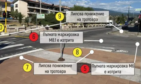 Доклад показва 16 опасни пропуска на проблемното кръстовище в Кресна - 1