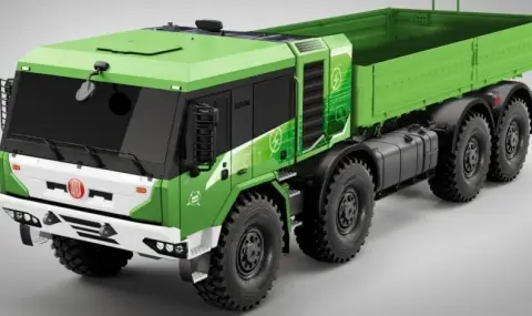 Tatra вади нов 8x8 камион с хибридно задвижване - 1