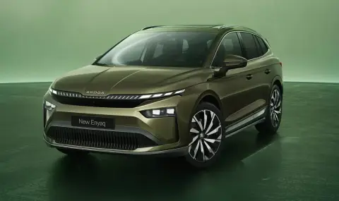 Обновената Skoda Enyaq дебютира с новия дизайнерски език на чехите - 1