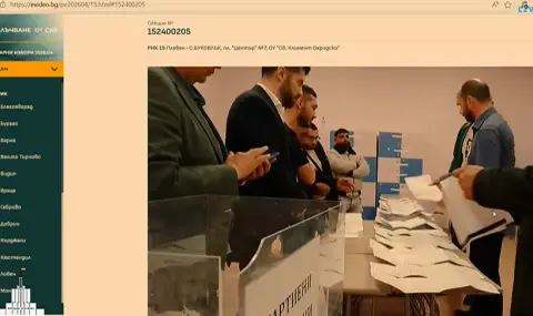 Видеонаблюдението при преброяването на бюлетините е включено в изборните секции  - 1