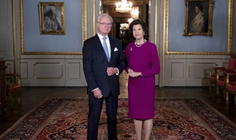 Кралят и кралицата на Швеция са с COVID-19 - 1