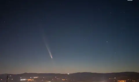 A rare comet lit up the sky over Bulgaria from only 70 million kilometers  - 1