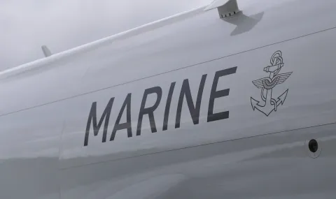 Американски P-8A патрулира над българската зона в Черно море - 1