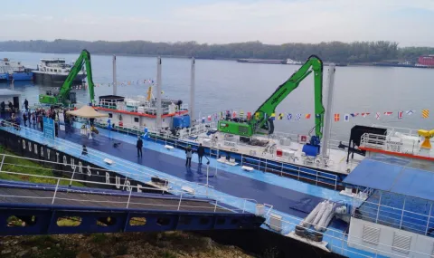 Два нови специализирани кораба ще подпомагат безопасното корабоплаване по Дунав - 1