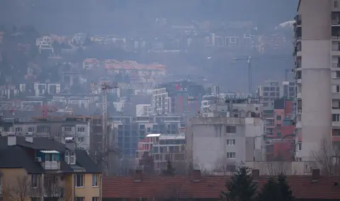 Мъгла и отново мръсен въздух в София тази сутрин - 1