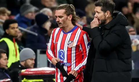 Атлетико Мадрид надигра Атлетик Билбао в голов трилър  - 1