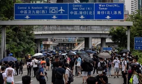 Напрежение в Хонконг! Над 120 задържани при демонстрация срещу проектозакон в мегаполиса (ВИДЕО) - 1