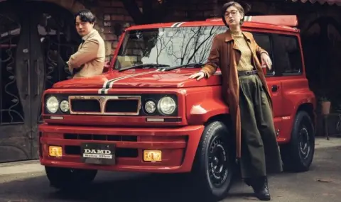 Suzuki Jimny "tests" the appearance of Lancia Delta Integrale and Renault 5  - 1