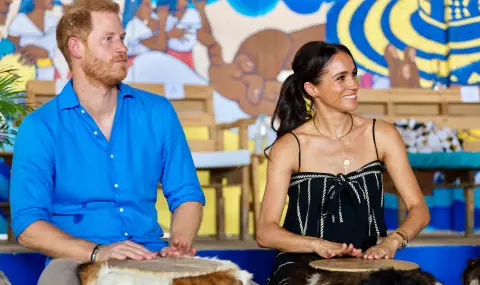 Принц Хари и Меган Маркъл учат сина си Арчи да кара сърф (СНИМКИ) - 1