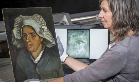 Откриха непознат автопортрет на Ван Гог скрит в негова картина - 1