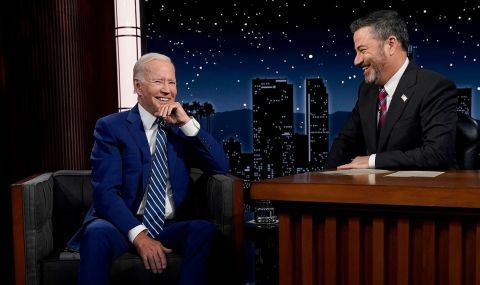 Джо Байдън блесна във вечерно тв шоу - 1