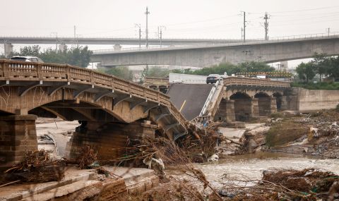 Обилните валежи и наводненията в Китай продължават - 1