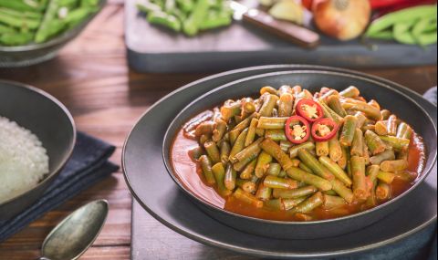 Рецепта за вечеря: Яхния от зелен фасул - 1